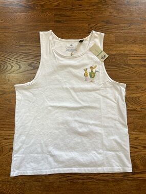 Dockers White Castro District, SF Pride Tank by Artist Richard Ceely, Large NWT‎